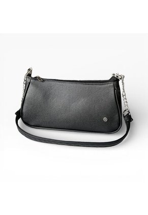 Bolso De Hombro Cartera Mujer Dama Karla Chacon Romy Negro