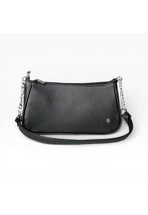 Bolso De Hombro Cartera Mujer Dama Karla Chacon Romy Negro