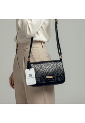 Bolso Manos Libres De Dama Mujer Karla Chacon Lara Negro