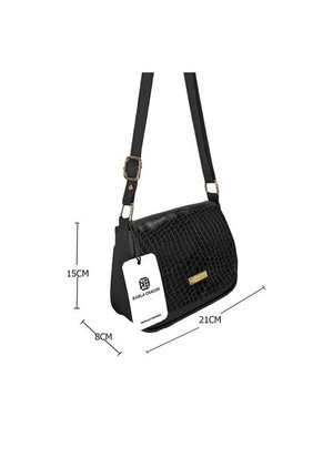 Bolso Manos Libres De Dama Mujer Karla Chacon Lara Negro