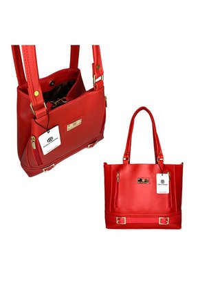 Bolso Cartera Mujer Dama Karla Chacon Gigi Rojo