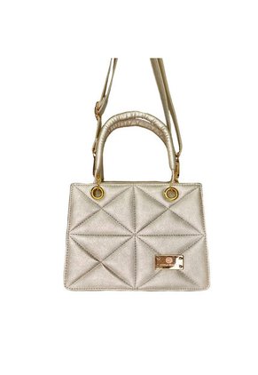 Bolso Cartera De Mano O Manos Libres Mujer Dama Karla Chacon Hada Dorado