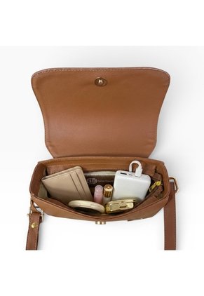 Bolso Manos Libres Casual Karla Chacon Nova Miel