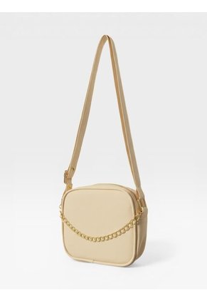 Bolso Manos Libres De Dama Mujer Karla Chacon Sade Beige