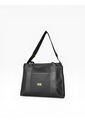 Bolso Tote Sport De Lona Para Mujer Karla Chacon Laura Negro de KARLA CHACON