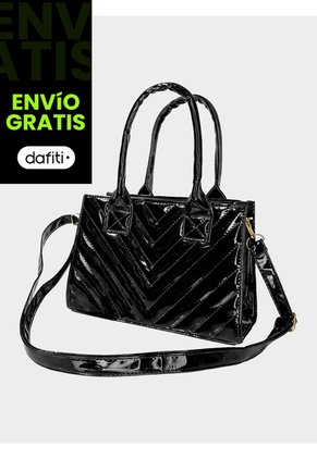 Bolso Cartera Mujer Dama Karla Chacon Issa Negro