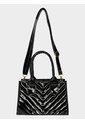 Bolso Cartera Mujer Dama Karla Chacon Issa Negro de KARLA CHACON