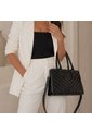 Bolso Cartera Mujer Dama Karla Chacon Issa Negro de KARLA CHACON