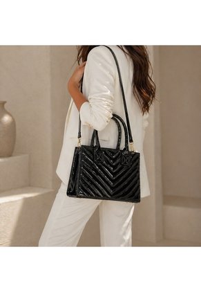 Bolso Cartera Mujer Dama Karla Chacon Issa Negro