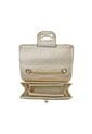 Bolso Manos Libres Satchel De Dama Bandolera Mujer Karla Chacon Sanz Dorado de KARLA CHACON