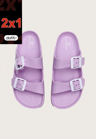 Sandalias Lifestyle Plataforma KEDDO Lila Keddo