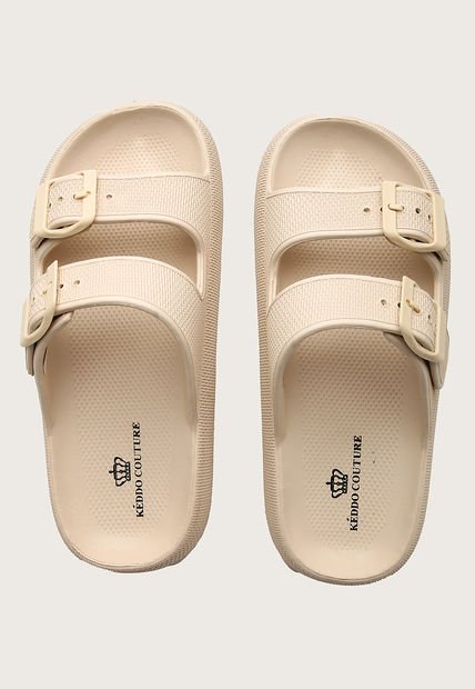 Sandalia Plataforma Beige Keddo