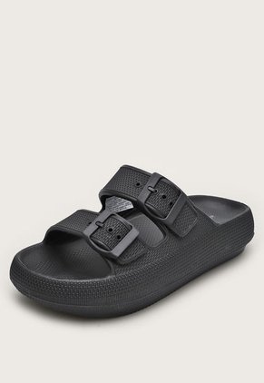 Sandalia Plataforma Negro Keddo