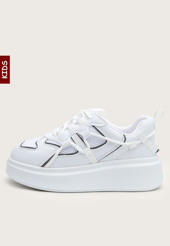Tenis Lifestyle Blanco-Negro Keddo Keddo