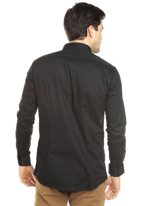 Camisa Negra Kenneth Cole