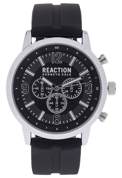 Reloj Negro-Plateado KENNETH COLE REACTION