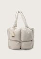 Bolso Acolchado Beige-Dorado KENNETH COLE Osiris de Kenneth Cole