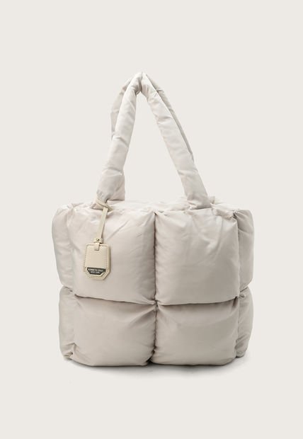 Bolso Acolchado Beige-Dorado KENNETH COLE Osiris