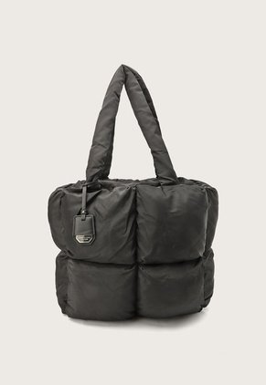 Bolso Acolchado Negro-Dorado KENNETH COLE Osiris