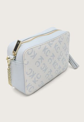 Bolso Manos Libres Azul Grisáceo-Marfil KENNETH COLE The Mono