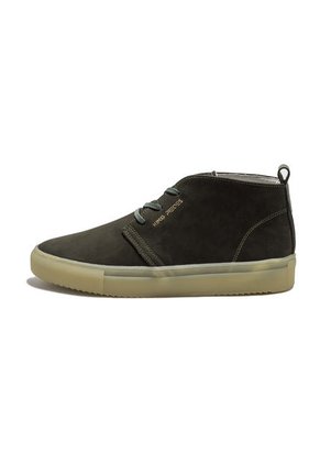 Tenis En Cuero Italiano Nobuck Verde King Pieces Detor 4