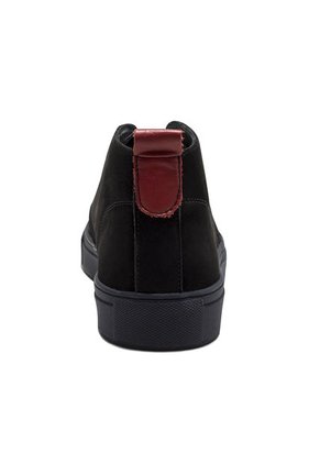 Tenis En Cuero Argentino Nobuck Negro X Azul King Pieces Detor 4