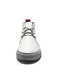 Tenis En Cuero Italiano Blanco Perforado Tiza X Rojo King Pieces Detor 4 de King pieces