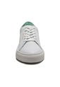 Tenis En Cuero Argentino Liso Blanco Con Verde King Pieces Lourdes 24 de King pieces