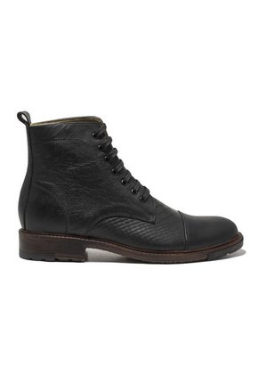 Bota Cuero Para Hombre Negro King Pieces 401 4