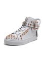 Tenis En Cuero Argentino Blanco KING PIECES Argento Skull Taches Oro Rosa 4 de King pieces
