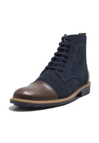 Bota Para Hombre Cuero Azul X Café King Pieces 450 4 King pieces