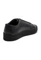Tenis En Cuero Italiano Repujado Negro King Pieces Navi R 4 de King pieces