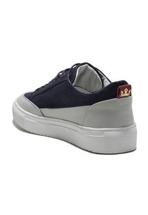 Tenis En Cuero Argentino Nobuck Azul King Pieces Mazoni 4