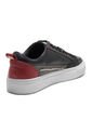 Tenis En Cuero Argentino Liso NegroxRojo King Pieces Mazoni Taches 4 de King pieces