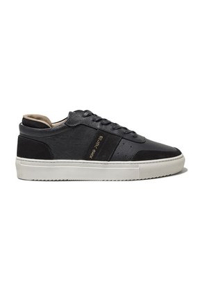 Tenis En Cuero Argentino Negro Liso King Pieces Boston