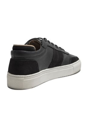 Tenis En Cuero Argentino Negro Liso King Pieces Boston