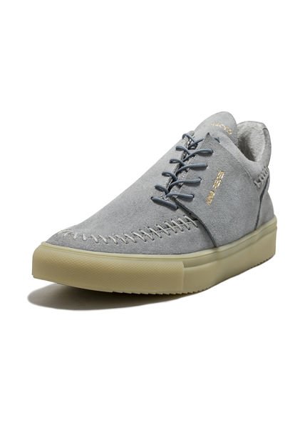 Tenis En Cuero Argentino Nobuck Gris King Pieces Morti 4