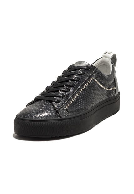 Tenis En Cuero Italiano Textura Piton King Pieces Buchem 2t 4
