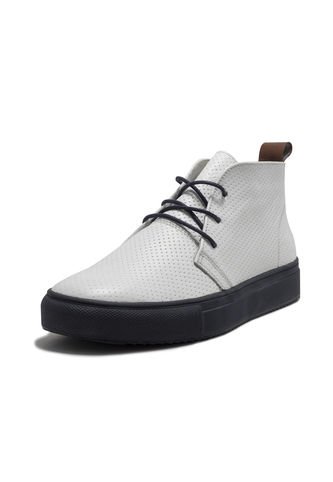 Tenis En Cuero Italiano Blanco Perforado King Pieces Detor 4 King pieces