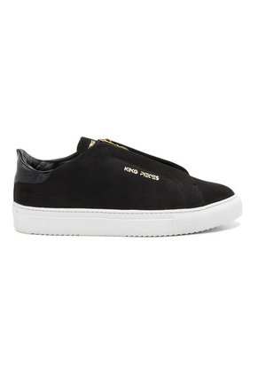 Tenis En Cuero Argentino Nobuck Negro King Pieces Arigat 4