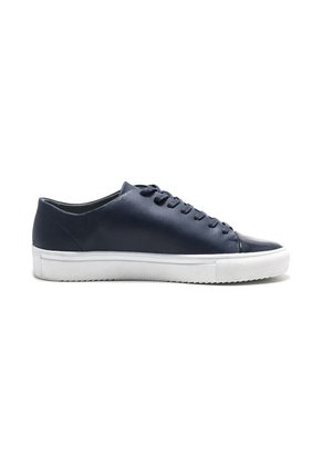 Tenis En Cuero Argentino Liso Azul King Pieces Navi 4