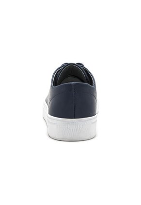 Tenis En Cuero Argentino Liso Azul King Pieces Navi 4