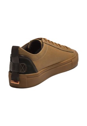 Tenis En Cuero Argentino Liso Miel/V King Pieces Buchem 4