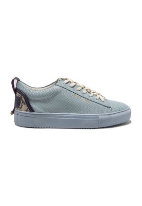 Tenis En Cuero Italiano Azul P King Pieces Buchem 4