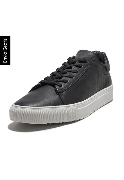 Tenis En Cuero Argentino Liso Negro King Pieces Raimon 4