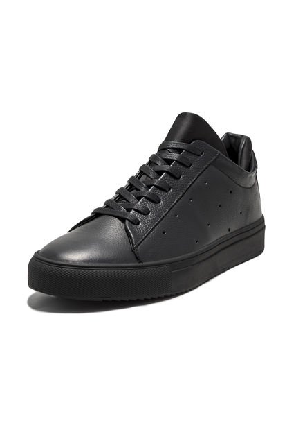 Tenis En Cuero Argentino Liso Negro King Pieces Pavas 4