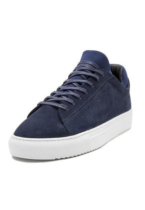 Tenis En Cuero Italiano Nobuck Azul King Pieces Pava 4