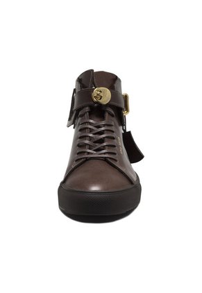 Tenis En Cuero Argentino Liso Café King Pieces Argento 4