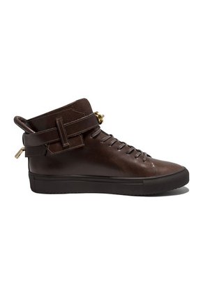 Tenis En Cuero Argentino Liso Café King Pieces Argento 4