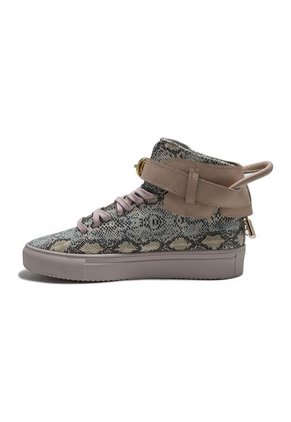 Tenis En Cuero Italiano Multicolor King Pieces Argento 4